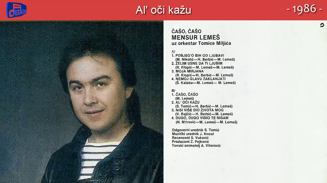 Mensur Lemes - Al' oci kazu - (Audio 1986)