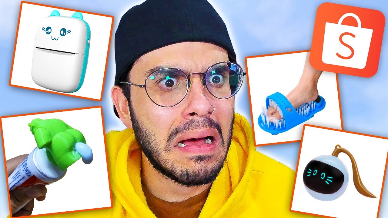 COMPRANDO PRODUTOS BIZARROS DA SHOPEE