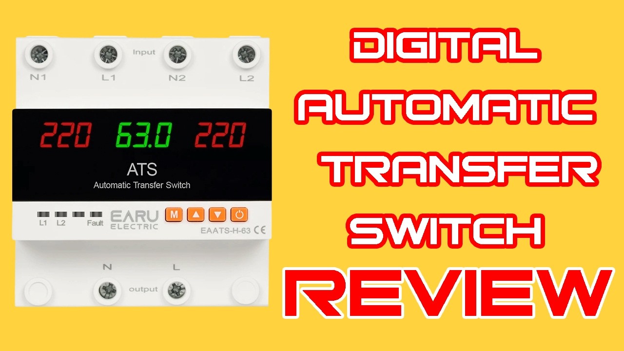 Earu Digital ATS Automatic Transfer Switch | Full Review
