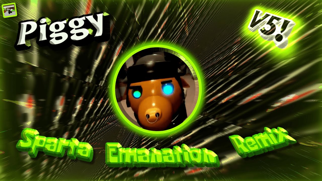 (V5) Roblox Piggy Jumpscares - Sparta Emanation Remix