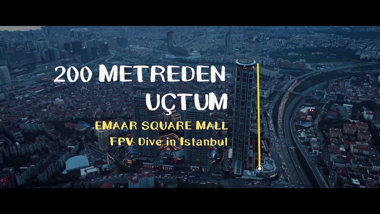 200 Metreden Uçtum | Emaar Square Mall'u Hiç Böyle Görmedin!