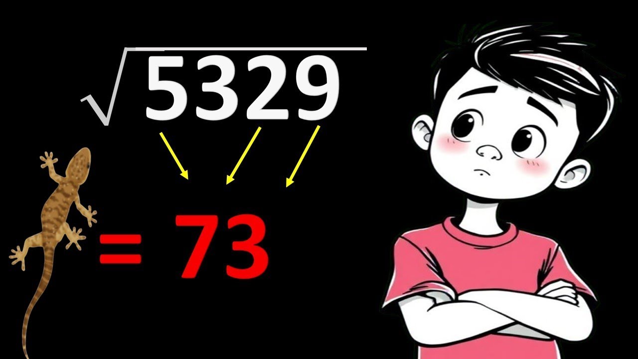 Crazy Math Trick to Find Square Root By Hand!