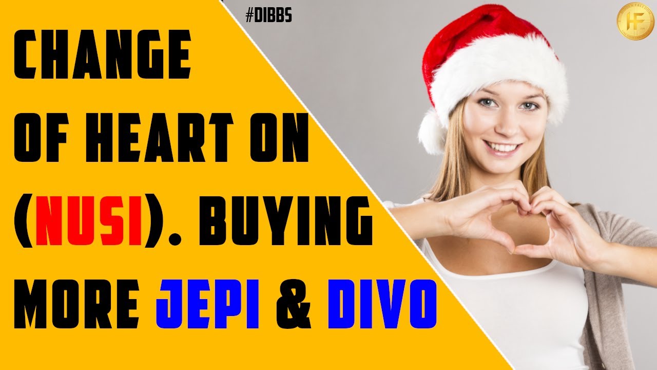Change Of HEART On NUSI.  Buying More JEPI and DIVO Income ETFs