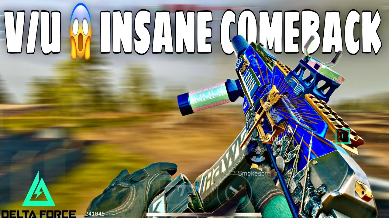 INSANE COMEBACK IN VICTORY UNITE | SR-3M COMPACT GAMEPLAY IN DELTA FORCE MOBILE 