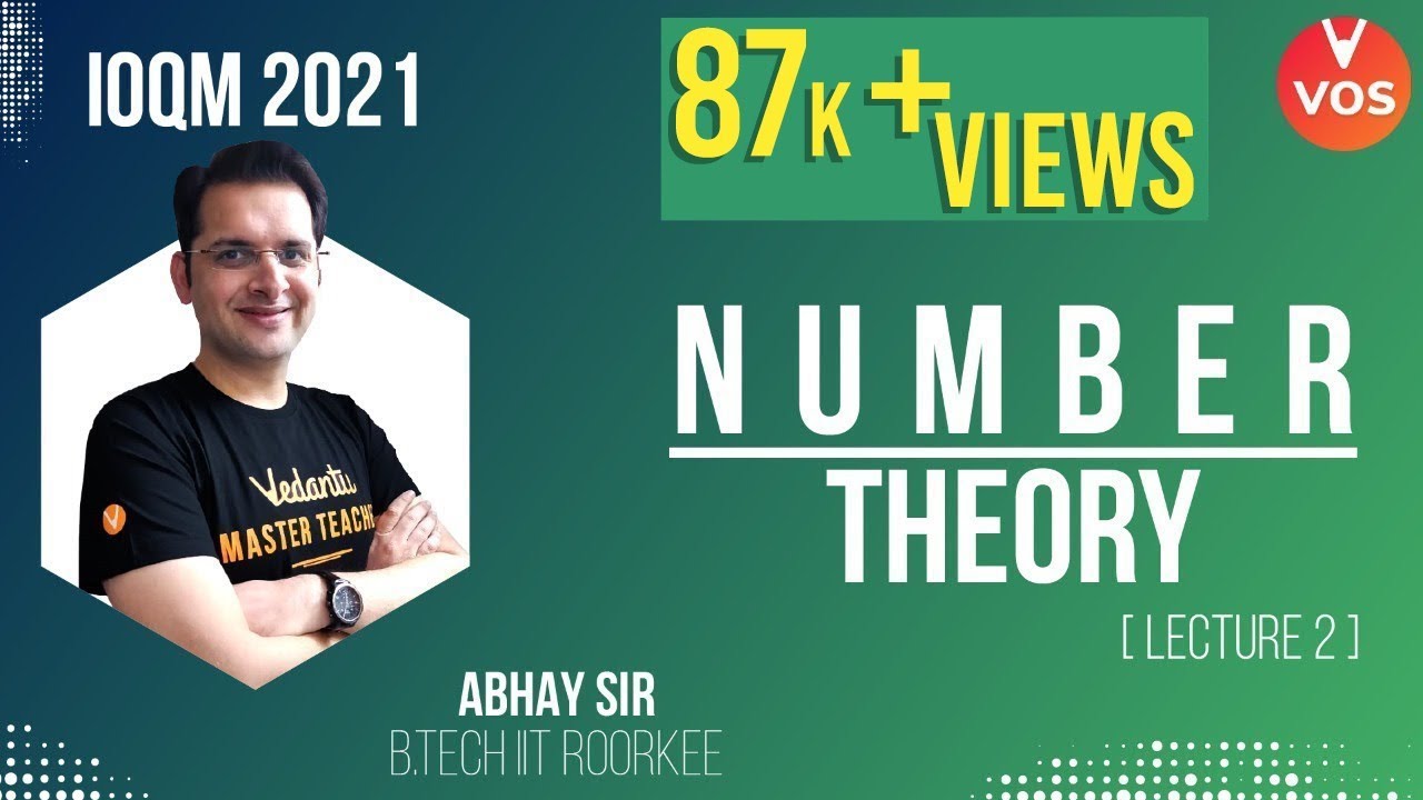 Number Theory | IOQM Math Olympiad Preparation | Abhay Mahajan | Vedantu Olympiad School