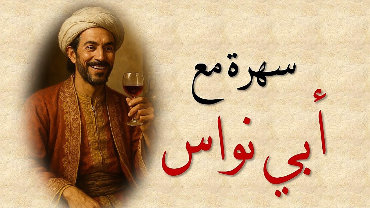 سهرة مع قصائد للشاعر العباسي أبي نواس الحسن بن هانئ🍷🍾