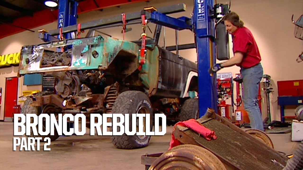 '66 Bronco Gets Body Lifted From Chassis & Suspension Mods - Crazy Horse Part 2