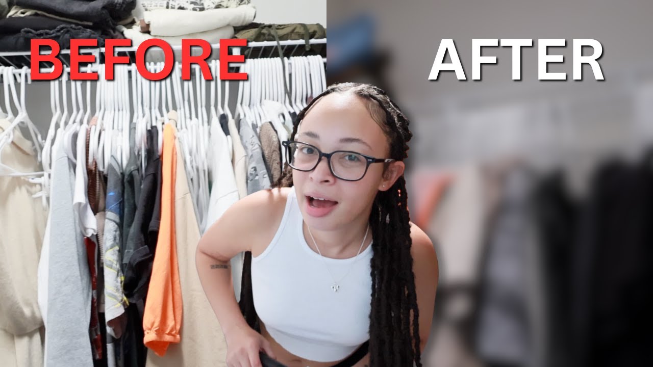*finally* cleaning out & organizing my closet! | buying a house at 21 🏡🔑 aliyah simone
