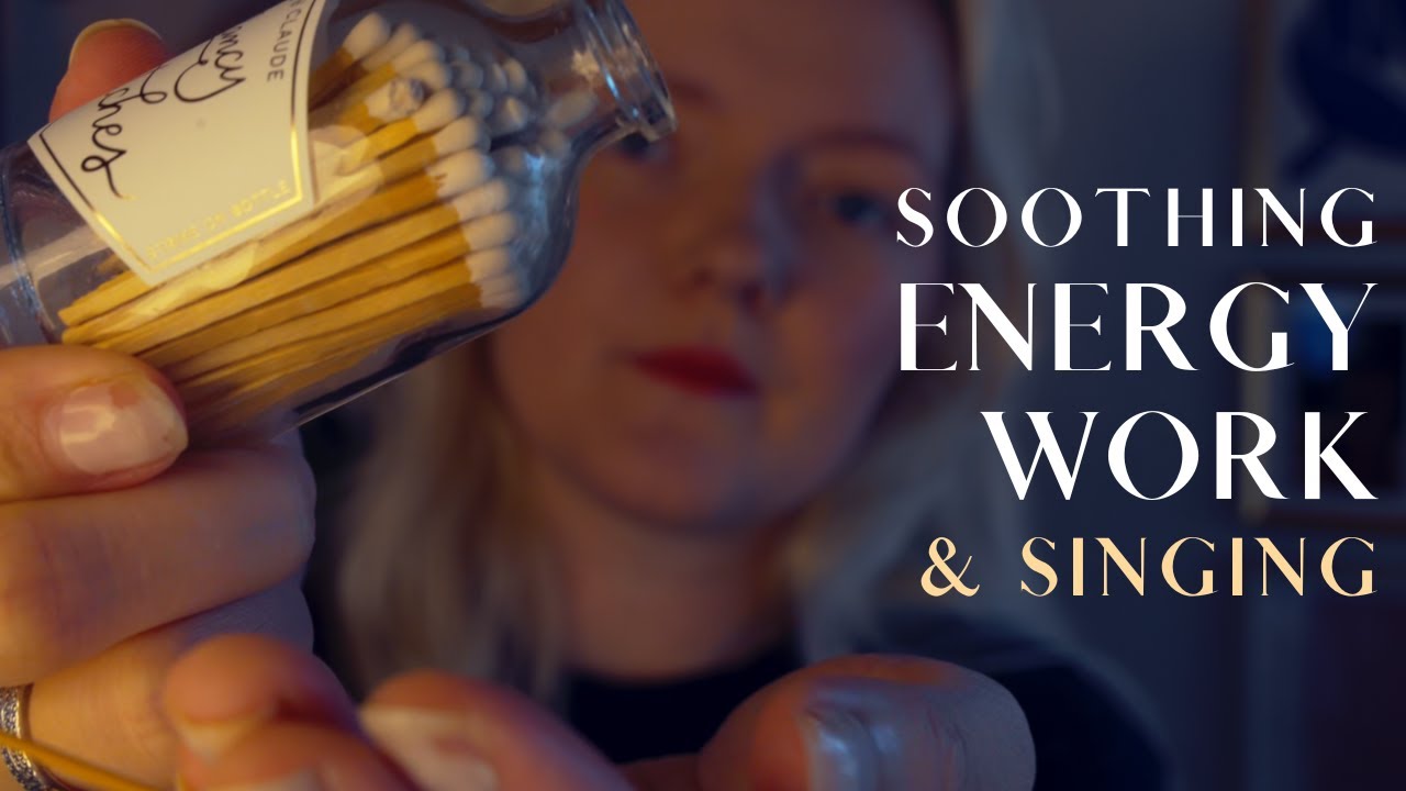 [ASMR] Energy Healing | Sound, Singing, Pulling, Selenite (minimal talking)