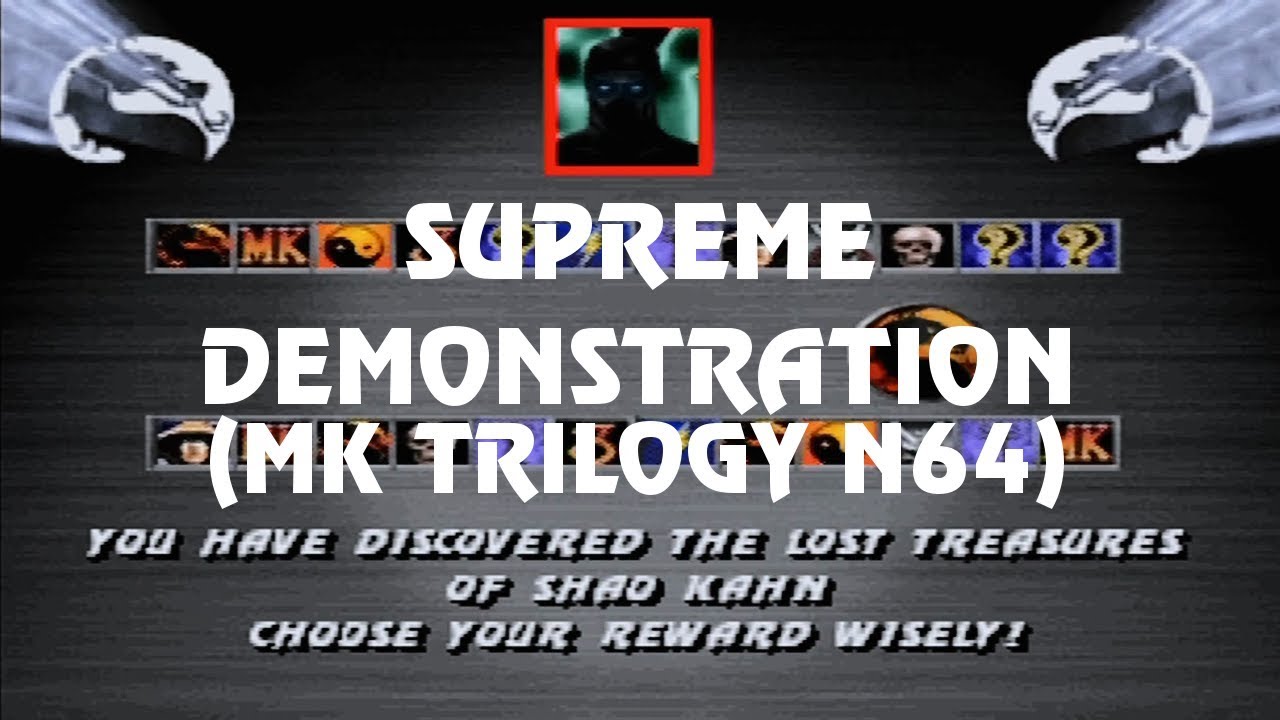 Mortal Kombat Trilogy: Supreme Demonstration (Nintendo 64) (1080p 60fps)
