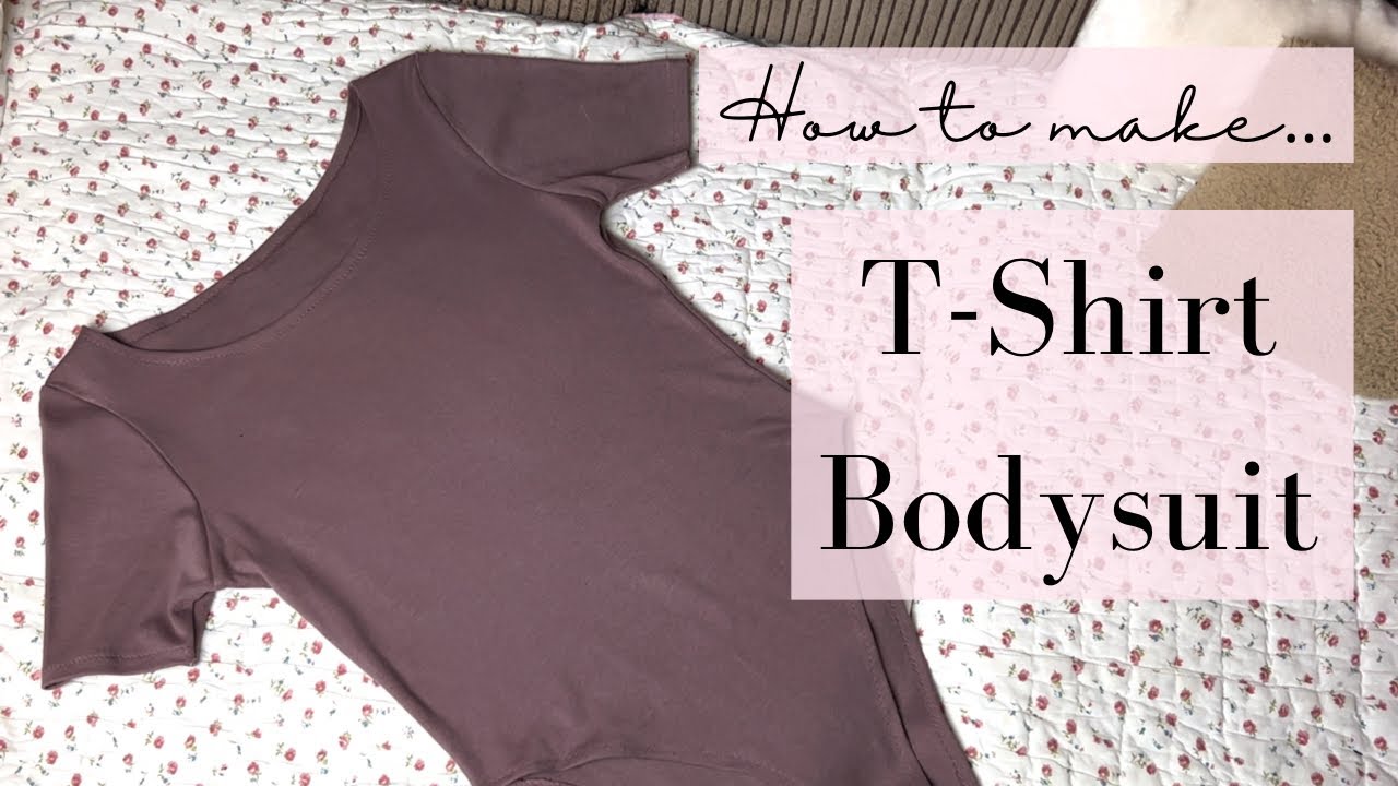 DIY BODYSUIT AT HOME EASY | CLOTHES TO SEW/MAKE EASY
