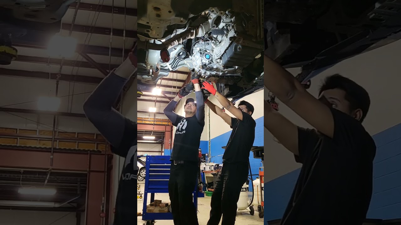 2016 Mitsubishi Outlander Transmission remove and replace.