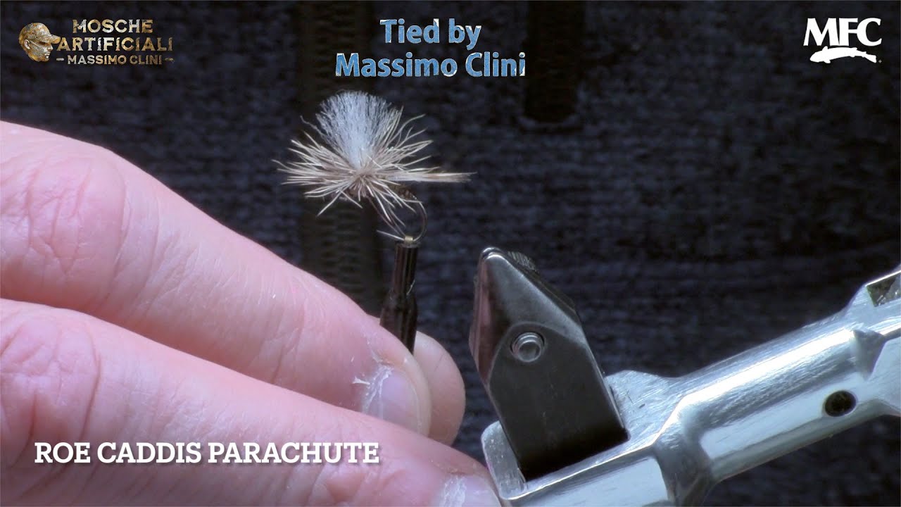 Costruzione Roe Caddis Parachute | La Sedge con Hackle in Capriolo