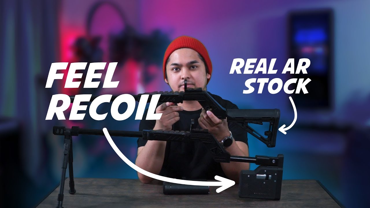 Real AR stock and ForcetubeVR with Sanlaki VR gunstock | Meta Quest 2