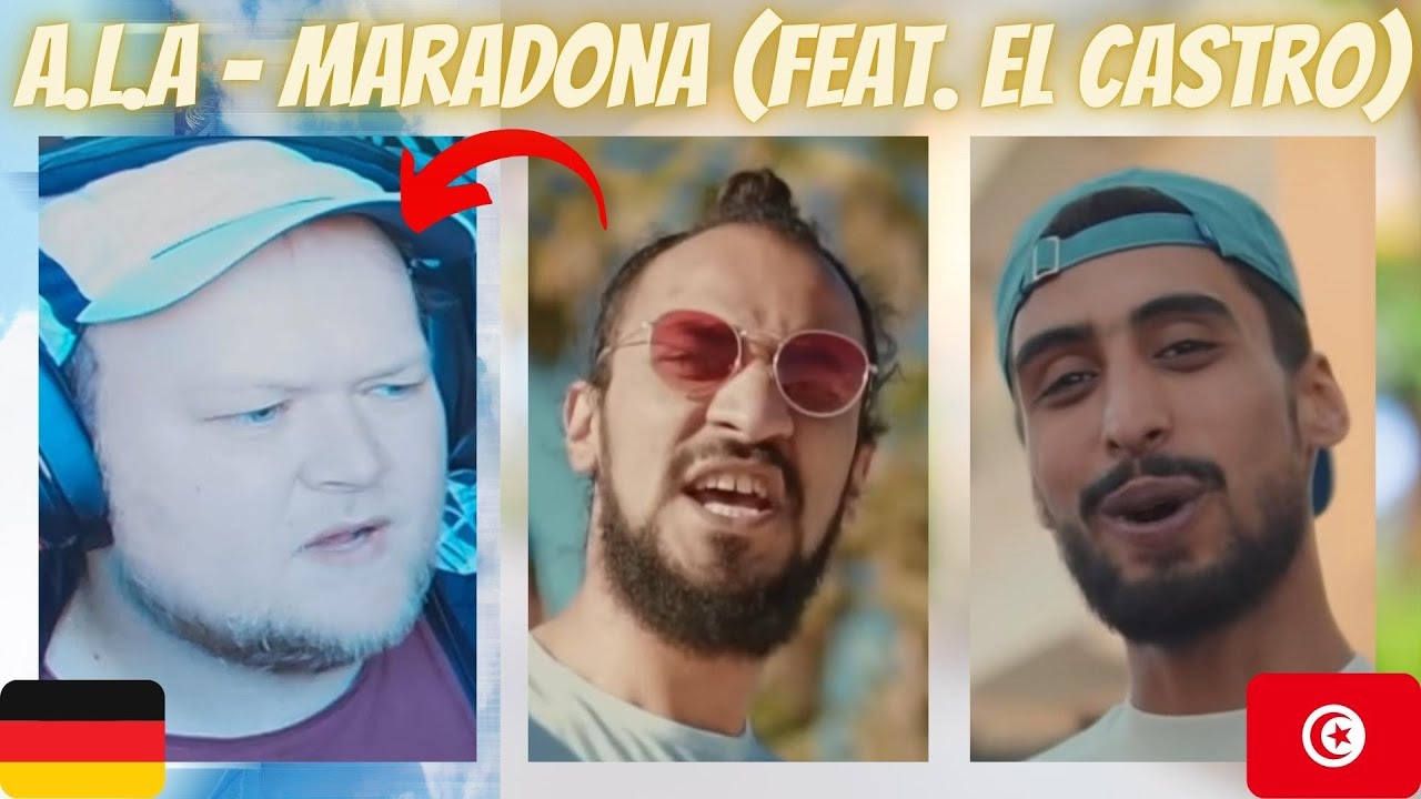 🇹🇳 A.L.A - Maradona ft. El Castro | GERMAN Rapper reacts