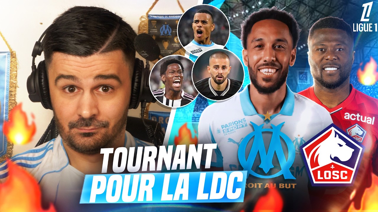 🔥CHANGEMENT TACTIQUE ?🏆OM MEILLEUR Club FR en C3🚨 Futur PRESIDENT ?❌GREENWOOD son PRIX? 💙OM - LILLE