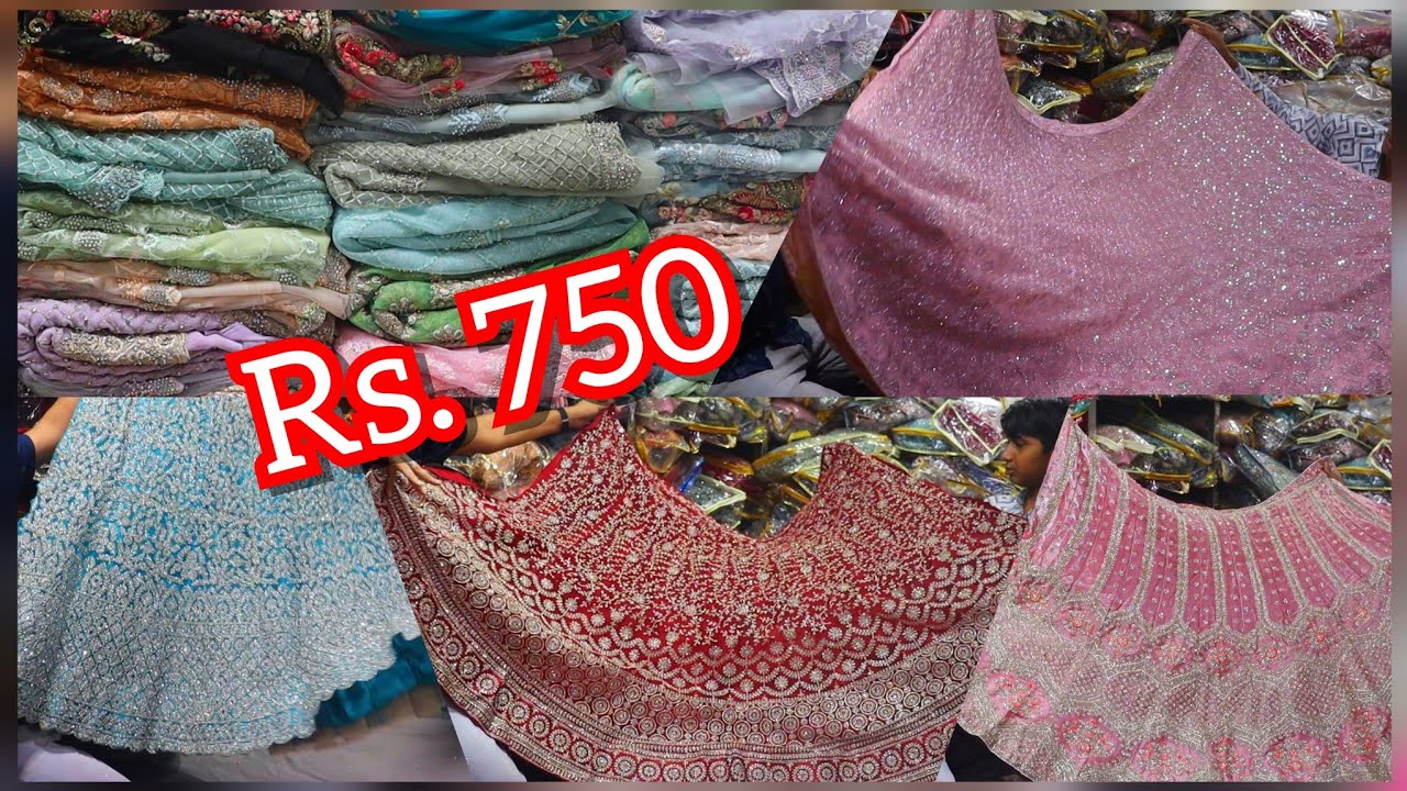 SALE Readymade Rs. 750 Heavy Bridal Designer kids Lehenga
