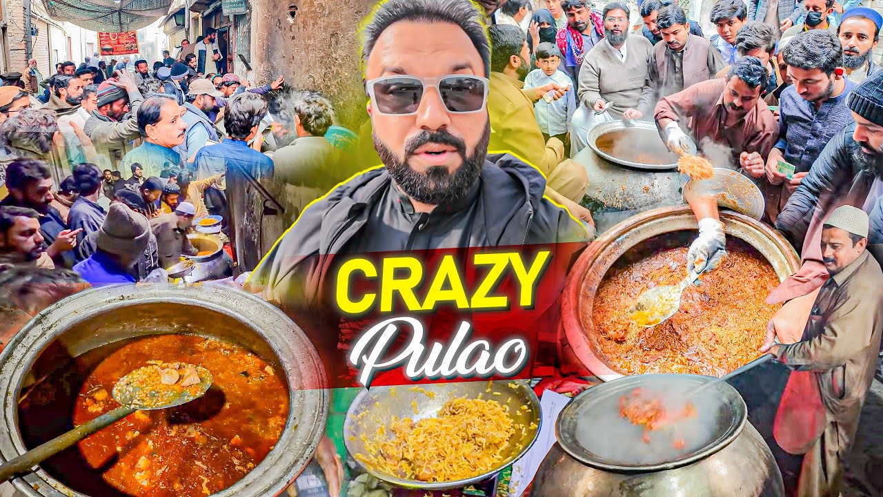 People Line Up All NIGHT 🌙 For This CRAZIEST PULAO in PAKISTAN 🇵🇰 😱🍽️