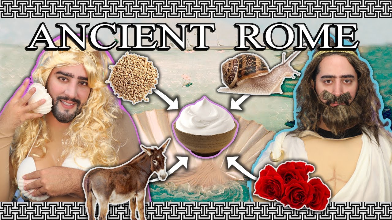 Ancient Rome Historically Accurate Skincare & Makeup Tutorial 💜🖤 The Welsh Twins