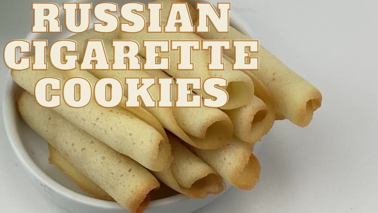 Russian Cigarette Cookies