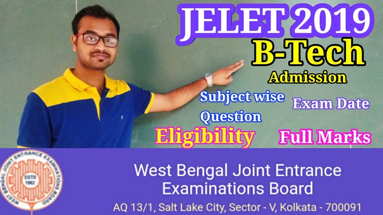 JELET 2019 full details/ Eligibility /Application form/question pattern