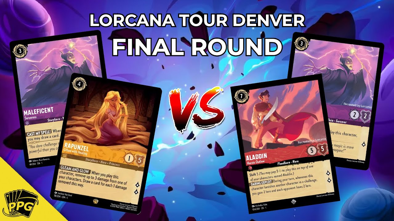 Lorcana Tour Denver Final Round - Amber/Amethyst vs. Amethyst/Ruby