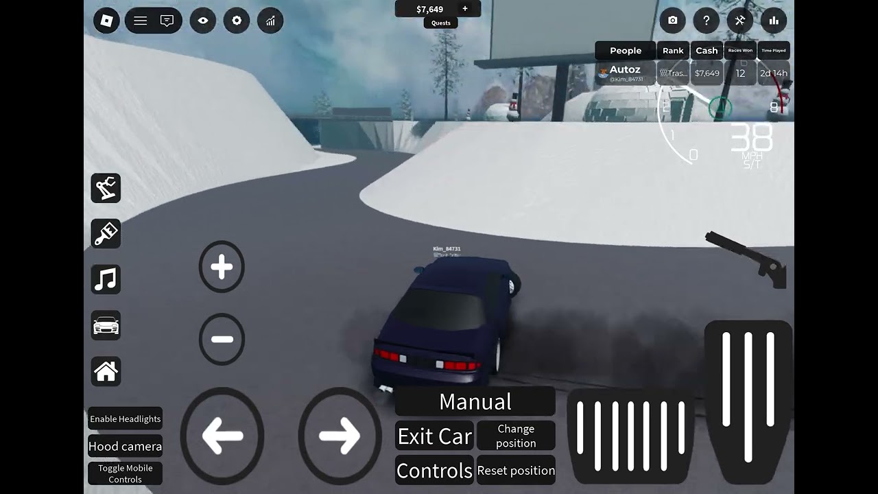 attempting to drift for skilled drifter 