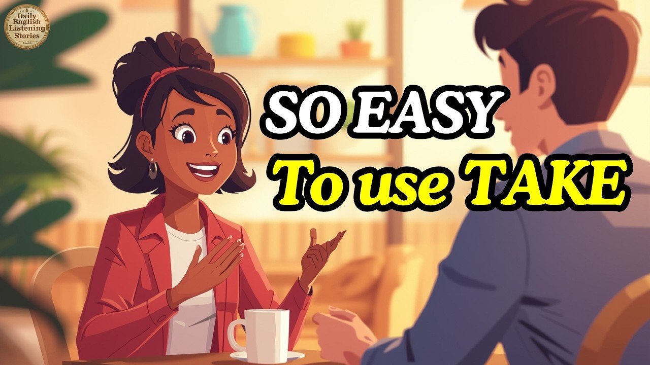 How to Use TAKE in English Conversations | 20+ Common Phrases (A1–B1)