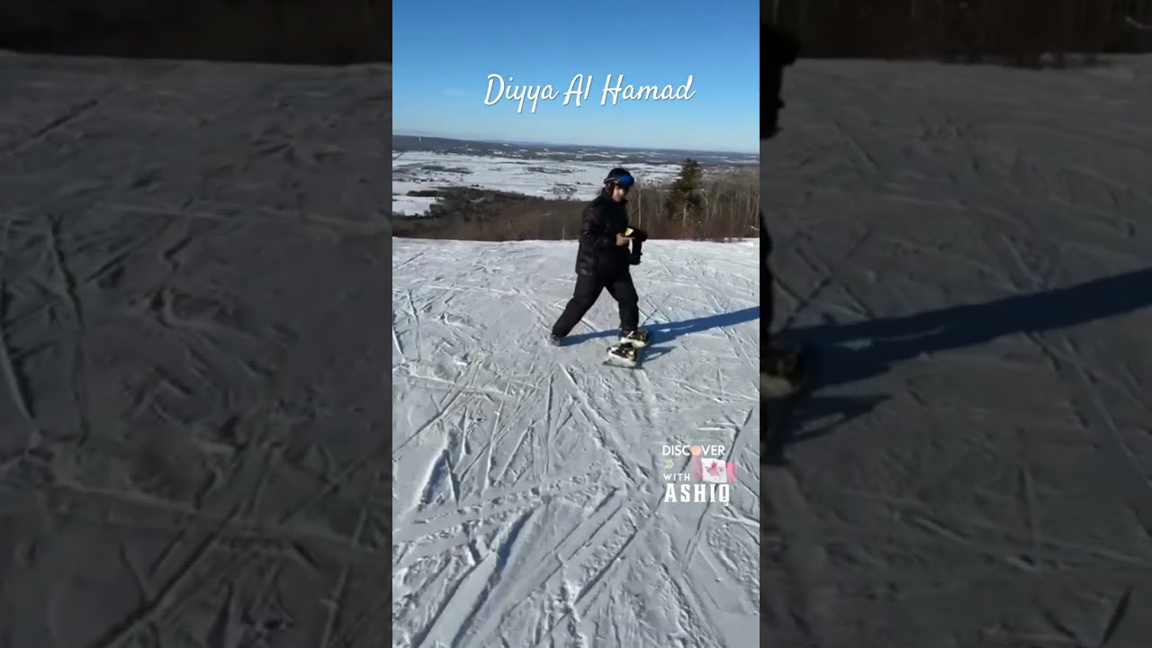 Ski experience at Halifax thanks to Bro Diyya #Ski #halifaxtown #Banff #canada #vikings #snow 🇨🇦❤️