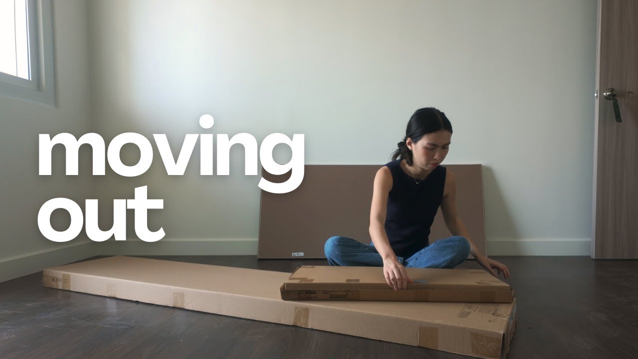 living alone at 25 (moving out vlog!)