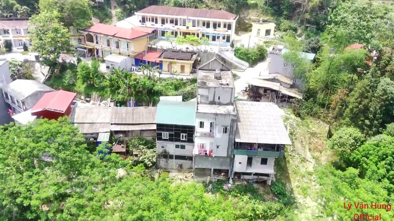 Xã Hồ Thầu huyện Hoàng Su Phì qua góc nhìn flycam