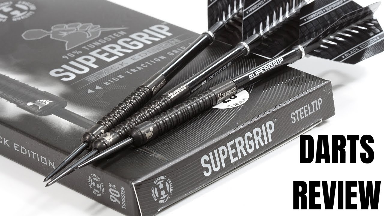 Обзор дартса Harrows Darts SUPERGRIP BLACK EDITION. Классический дротик в новом облике.