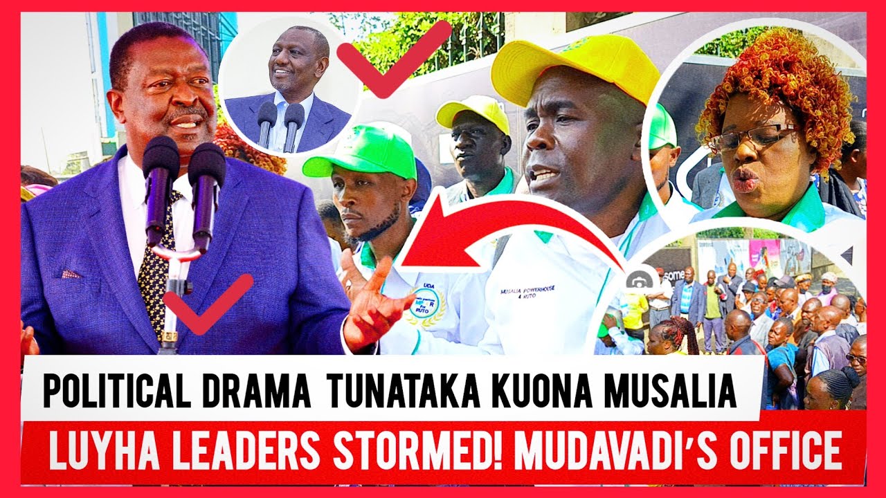 Chaos in Nairobi 😮 Musalia Powerhouse Storms Mudavadi’s Office