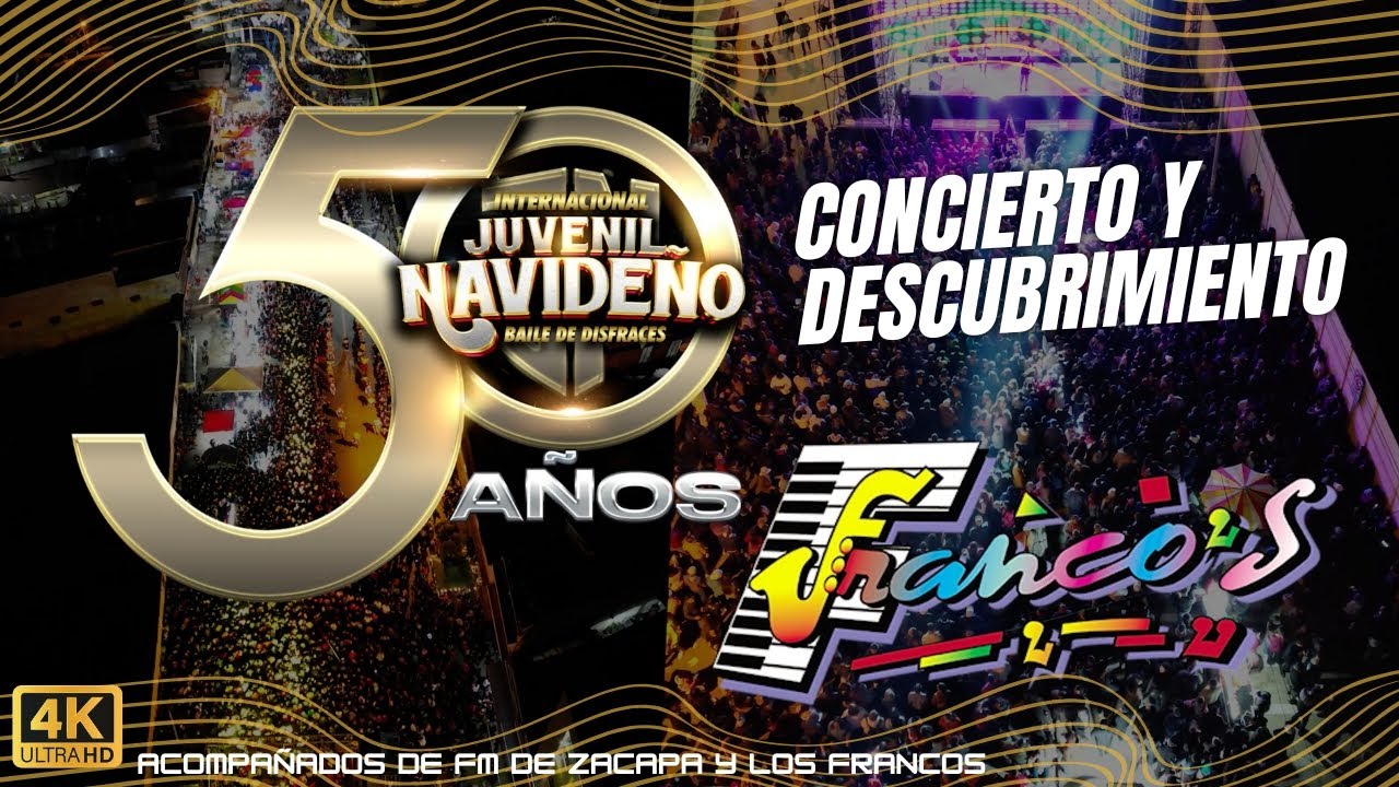 12. CONCIERTO LOS FRANCOS Y DESCUBRIMIENTO / BAILE DE DISFRACES JUVENIL NAVIDEÑO 01/01/2025