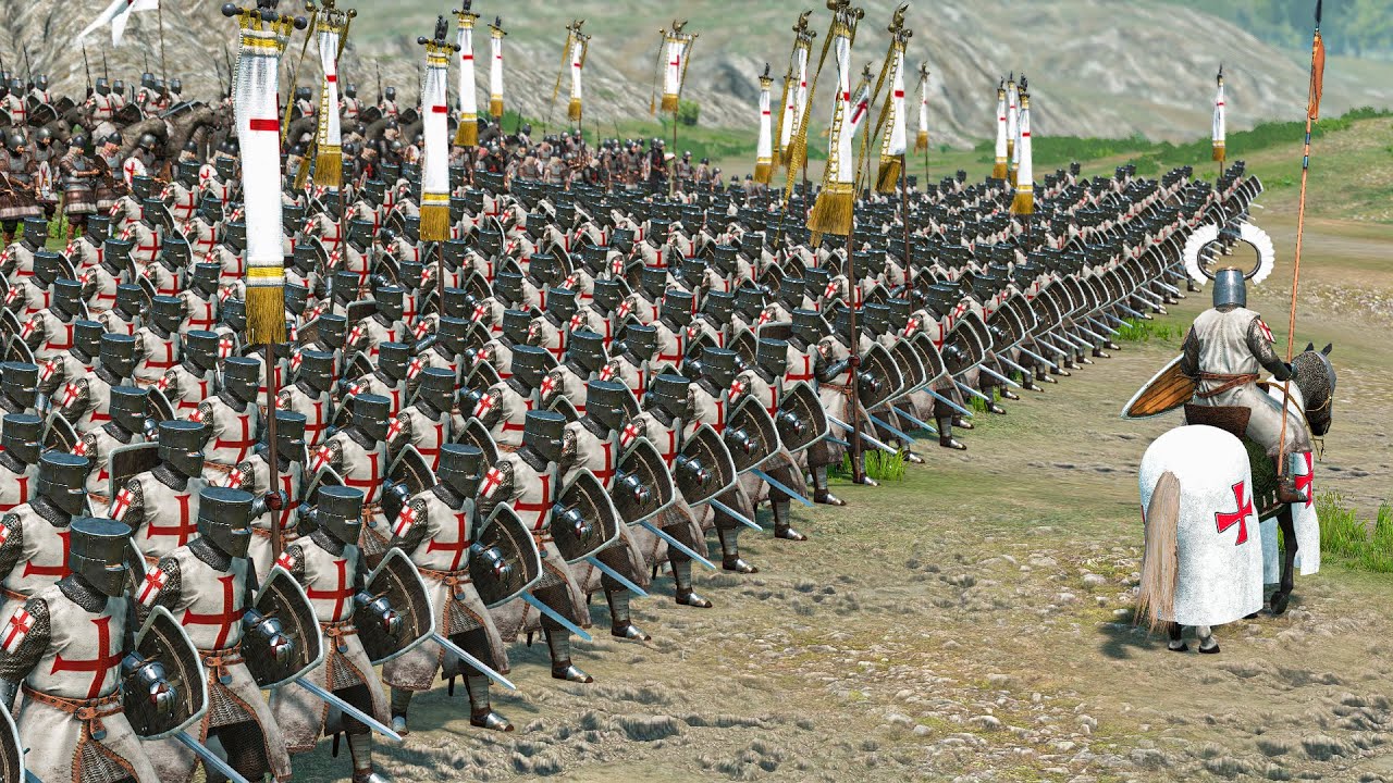 1000 Crusaders vs 1000 Saracens — The Holy War Unfolds