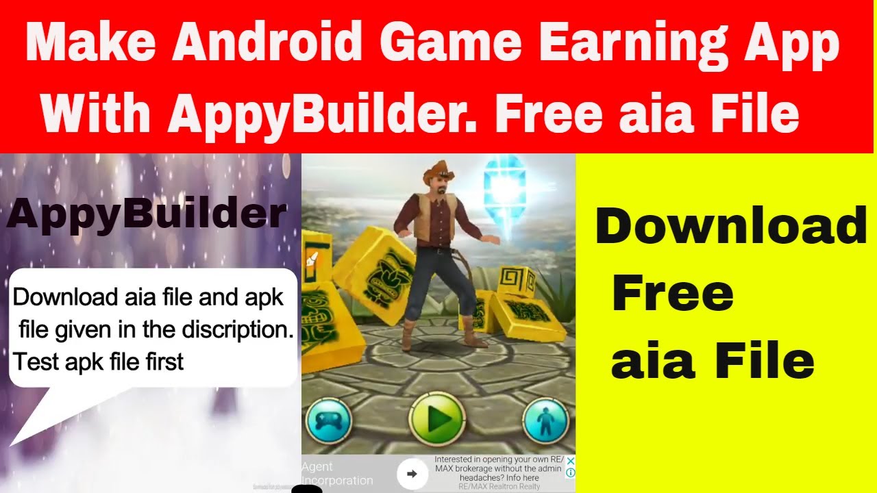 Make Android Game Earning App With AppyBuilder//Free aia file download
