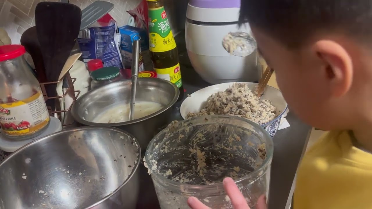 A Quiet New Year Eve | A Child Making Wontons at Home