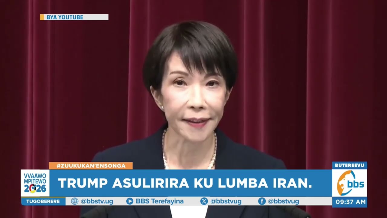 Ssaabaminisita wa Japan akaaye nasattulula Palamenti, alaba ensonga ezikirimu