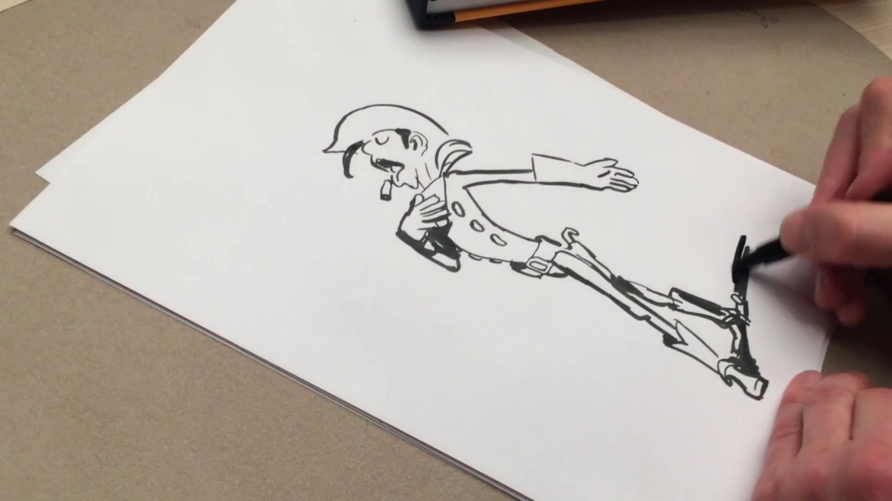 Blutch : Comment dessiner Lucky Luke dans 