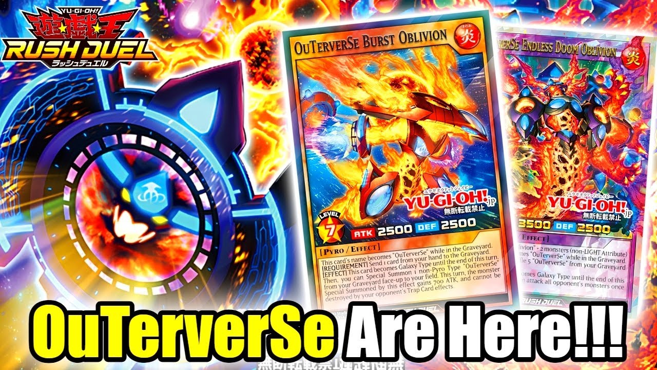OuTerverSe Are Finally Here!!! Deck Testing - Yu-Gi-Oh Rush Duel - EDOPRO - OuTerverSe of Terror