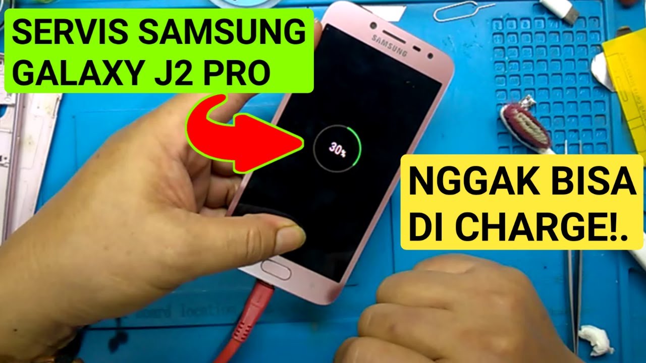 Servis Samsung Galaxy J2 Pro Tidak Bisa Di Cas // Belajar Bersama Solder Beku Tutorial