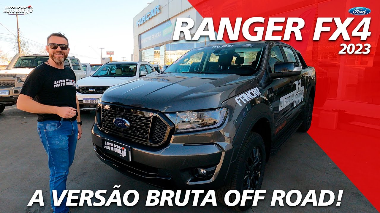 NOVA RANGER FX4 2023 3.2L TURBO DIESEL - Pick-up Bruta Para Off Road!
