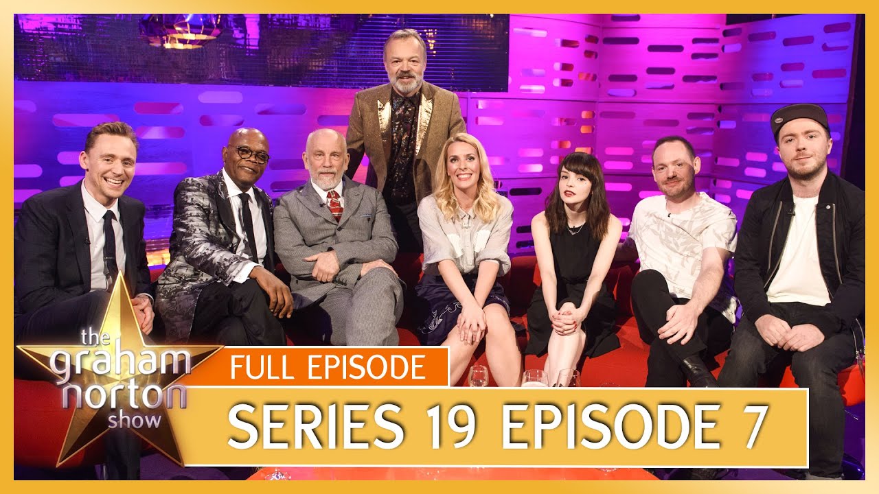 S19 E07 - The Graham Norton Show | Full Episode | Tom Hiddleston, Samuel L. Jackson, John Malkovich