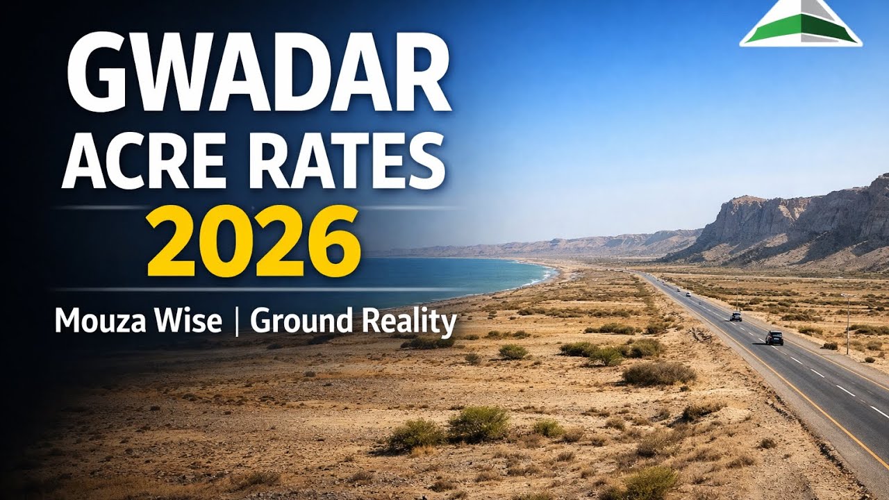 Gwadar Open Land Acre Rates 2026 | Mouza Wise Latest Prices & Ground Reality