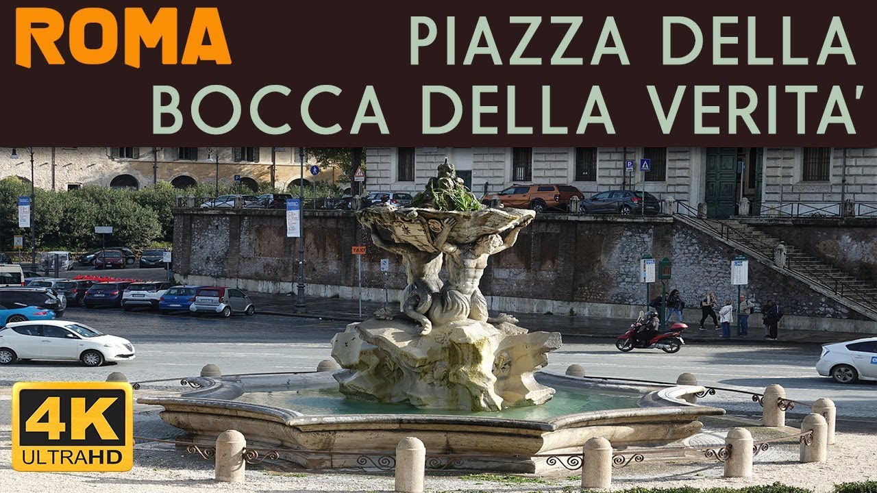 ROMA - Piazza della Bocca della Verità e Fontana dei Tritoni