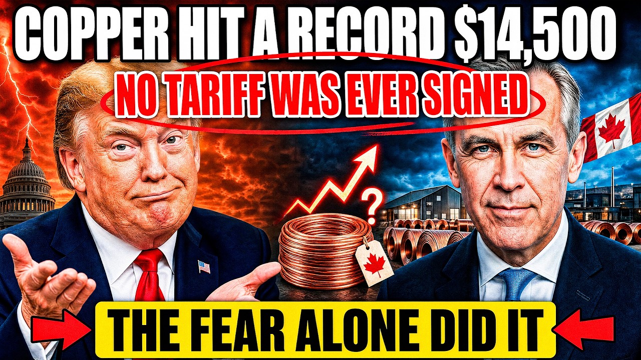 Copper Hit a Record $14,500 a Tonne. Trump Never Even Signed the Tariff Causing It.