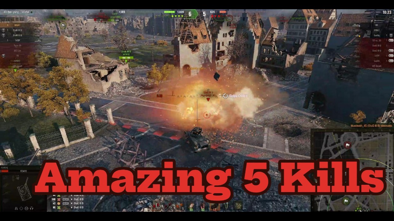 M8A1 5 Kills de 9 en batalla #wotreplays #wot #gameplay #games #gaming #worldoftanks