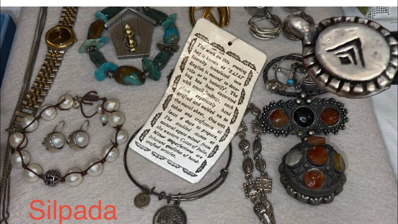 Разбор украшений от соседки. Sajai, Silpada. #недлямусора #несдавайвgoodwll  #чтонашла #украшения 