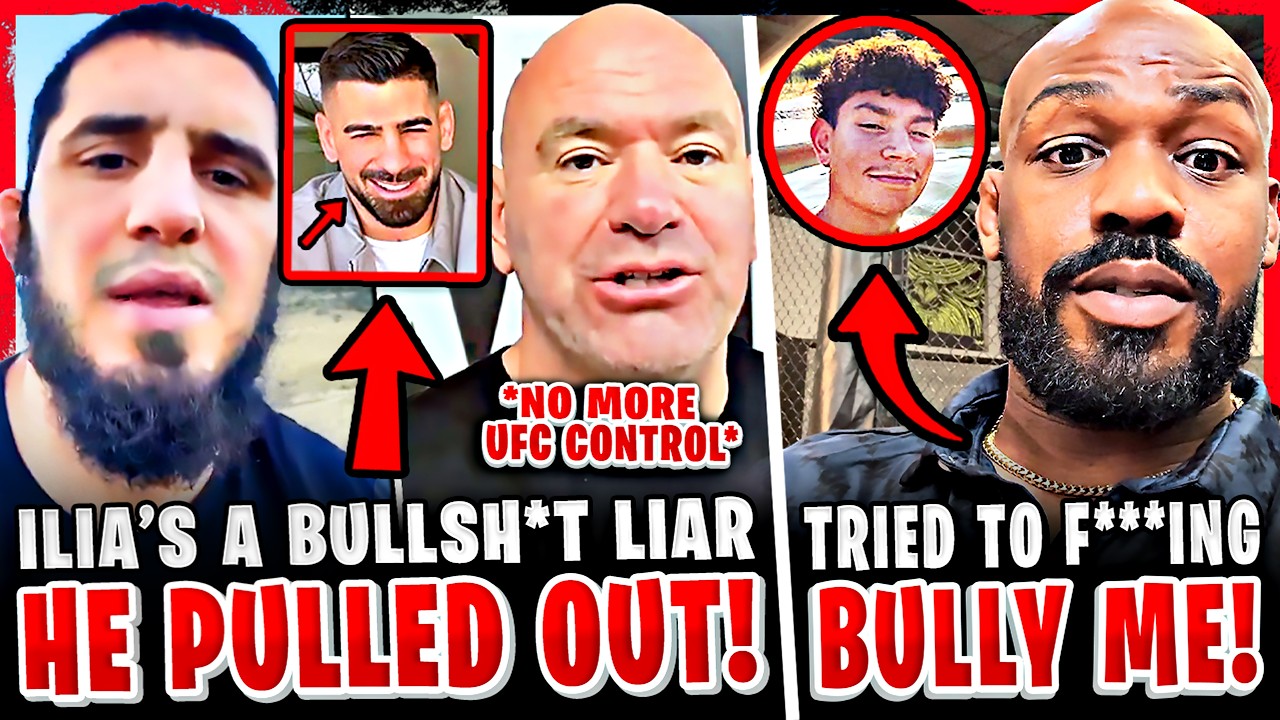 Islam Makhachev GOES OFF on Ilia Topuria for LYING! Jon Jones FIRES BACK AGAIN at DRIVER! Khamzat