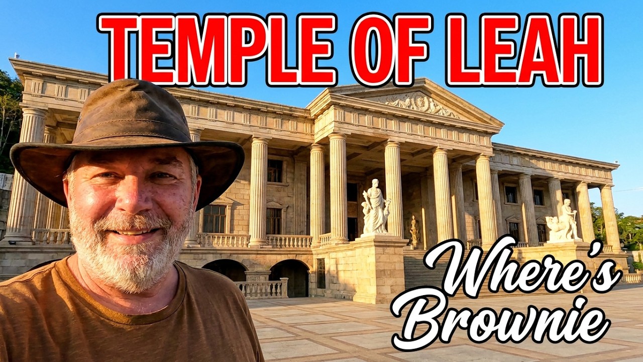 I finally reached the Temple of Leah! The exhilarating jeepney motorbike ride took me there.